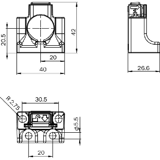 Système de montage push-lock pour IQG de forme courte - BEF-KH-IQ40-Lire la description