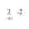Système de montage, pour le logement de barres Ø12 mm / 50x65x35mm - BMS CUJ-P-D12-R040-00 (BAM002Y)