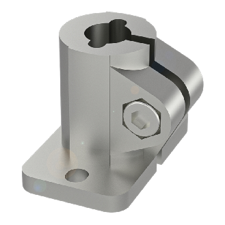Système de montage pour le logement de barres Ø12 mm, inox - BMS CU-M-D12-E038-01 (BAM03EU)-Lire la description
