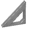 Equerre Alu moulé 40x160 2 cotés - 4654100 Equerre Alu moulé 40x160 2 cotés - 4654100