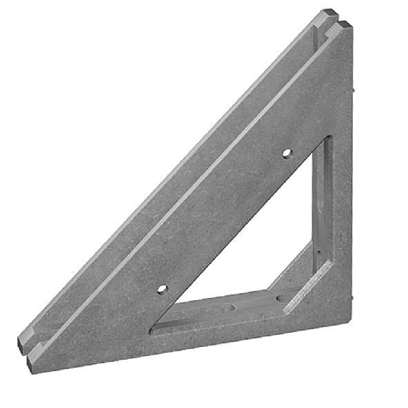 Equerre Alu moulé 40x160 2 cotés - 4654100 Equerre Alu moulé 40x160 2 cotés - 4654100-Lire la description