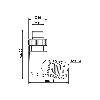 M12D Fem Coudé 4p; Blindé Bornes autodénudantes, Ø4-8mm Ethernet - SACC-M12MRD-4Q SH M12D Fem Coudé 4p; Blindé Bornes autodénudantes, Ø4-8mm Ethernet - SACC-M12MRD-4Q SH