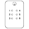 Elément de contact femelle, 6 pôles + PE, Push-in - HC-B06-I-PT-F Elément de contact femelle, 6 pôles + PE, Push-in - HC-B06-I-PT-F