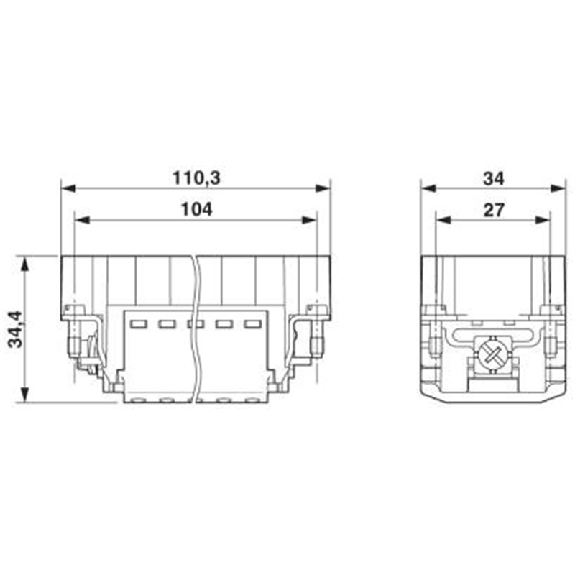 Élément de contact mâle, 24 pôles, Push-in, (1-24) - HC-B24-I-PT-M Élément de contact mâle, 24 pôles, Push-in, (1-24) - HC-B24-I-PT-M-Lire la description