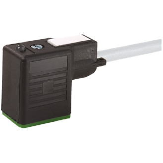 Connect. EV Forme A 18mm LED+ATP; Câble PVC 3x0,75 Gris 10m - 7000-18311-2161000-Lire la description