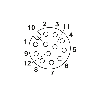 M12A Fem Droit 12p; Bornes Piercecon, Ø8,2mm - SACC-FS-12PCON SCO
