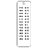Élément de contact mâle, 24 pôles, Vis, (25-48) - HC-B 24-I-UT-M-48 Élément de contact mâle, 24 pôles, Vis, (25-48) - HC-B 24-I-UT-M-48
