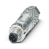 M12D Mâle Droit 4p; Blindé autodénudant, Ø5-9,7mm, Cat. 5, 100 Mbit/s - SACC-M12MSD-4QO SH ETH