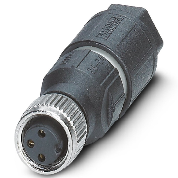 M08A Fem Droit 3p; Bornes autodénudantes, Ø2.5-5mm - SACC-M 8FS-3QO-0,5-M M08A Fem Droit 3p; Bornes autodénudantes, Ø2.5-5mm - SACC-M 8FS-3QO-0,5-M-Lire la description