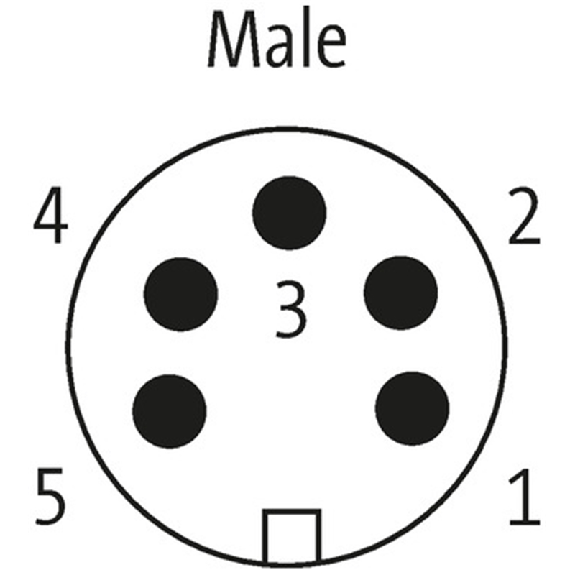 7/8'' Mâle Droit 5p; Bornes à vis (x5) < 1,5mm², Ø10-12mm - 7000-78101-0000000 7/8'' Mâle Droit 5p; Bornes à vis (x5) < 1,5mm², Ø10-12mm - 7000-78101-0000000-Lire la description