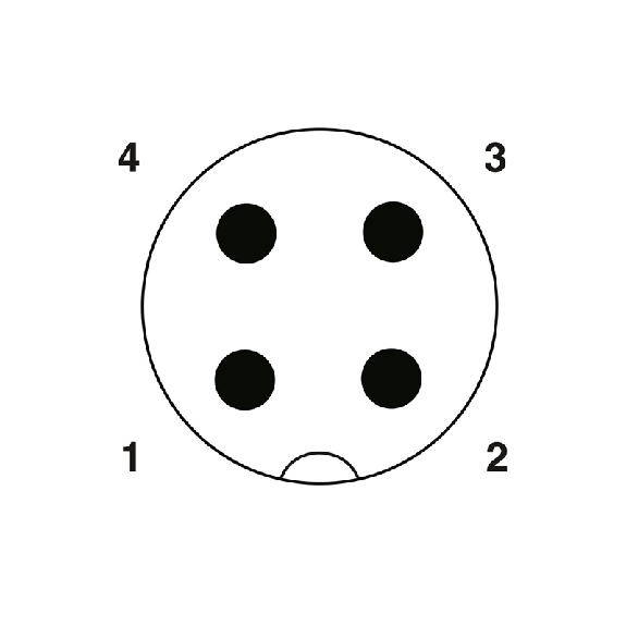 M12A Mâle Droit 4p; Bornes autodénudantes <0,34mm², Ø3.5-6mm - SACC-M12MS-4QO-0,34-M M12A Mâle Droit 4p; Bornes autodénudantes <0,34mm², Ø3.5-6mm - SACC-M12MS-4QO-0,34-M-Lire la description