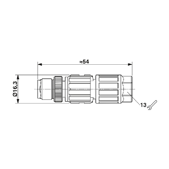 M12A Mâle Droit 4p; Bornes autodénudantes <0,34mm², Ø3.5-6mm - SACC-M12MS-4QO-0,34-M M12A Mâle Droit 4p; Bornes autodénudantes <0,34mm², Ø3.5-6mm - SACC-M12MS-4QO-0,34-M-Lire la description