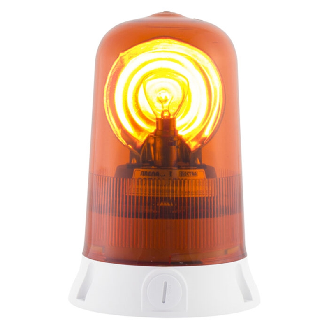 Feu tournant ROTALLARM S ORANGE V24DAC GRIS - 63014 | ROTALLARM S AMB V24DAC GY-Lire la description