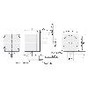 Moteur pas à pas 2 phases Bride 85mm 6.2 Nm IP54 Câble - PK299DW