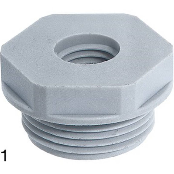 Réducteur polyamide PG 29/13,5 RAL 7035 (Gris clair) - 52025130 | SKINDICHT KU PG 29/13,5-Lire la description
