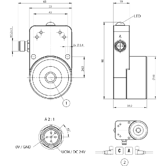 Verrouillage magnétique modulaire CEM-C60 avec aimant permanent - CEM-M2-C60-PZ-SE-161320 Verrouillage magnétique modulaire CEM-C60 avec aimant permanent - CEM-M2-C60-PZ-SE-161320-Lire la description