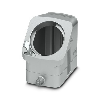 Capot passe-câble CEM, pour verrouillage longitudinal, hauteur 64 mm - HC-EVO-B10-HLFS-EL-AL