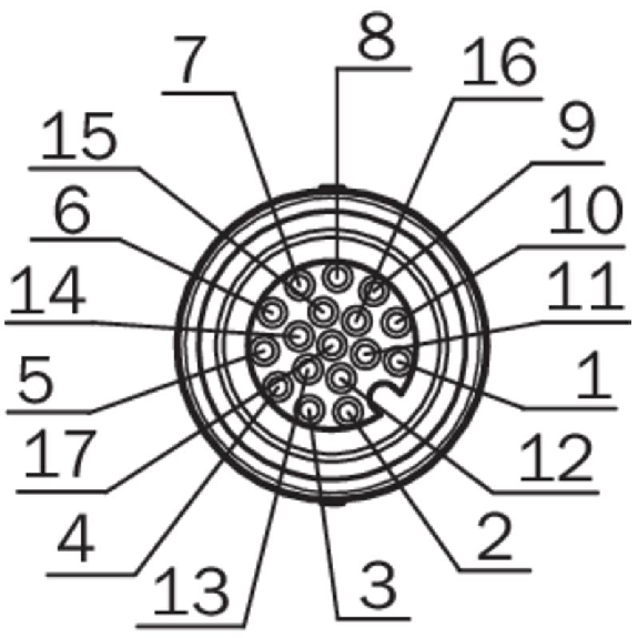 Câble, M12-17 Fem vers câble ouvert, lg=10m - SIC6048817 Câble, M12-17 Fem vers câble ouvert, lg=10m - SIC6048817-Lire la description