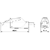 Câble de réseau, Ethernet CAT5, M12 8p/RJ45, bleu lagon 10m - NBC-MS/10,0-94B/R4AC SCO Câble de réseau, Ethernet CAT5, M12 8p/RJ45, bleu lagon 10m - NBC-MS/10,0-94B/R4AC SCO