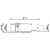 Câble de réseau, Ethernet CAT5, M12 8p/RJ45, bleu lagon 10m - NBC-MS/10,0-94B/R4AC SCO Câble de réseau, Ethernet CAT5, M12 8p/RJ45, bleu lagon 10m - NBC-MS/10,0-94B/R4AC SCO