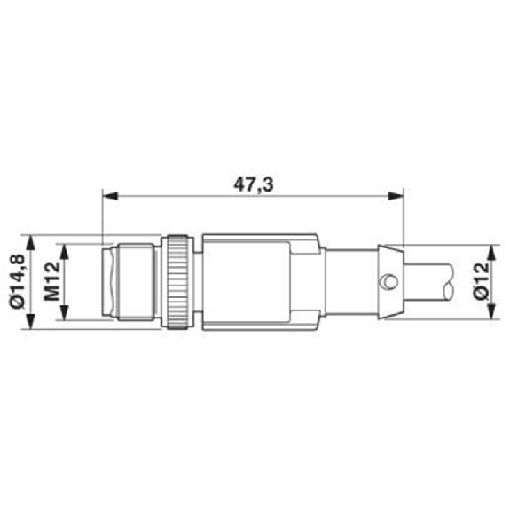 Câble de réseau, Ethernet CAT5, M12 8p/RJ45, bleu lagon 10m - NBC-MS/10,0-94B/R4AC SCO Câble de réseau, Ethernet CAT5, M12 8p/RJ45, bleu lagon 10m - NBC-MS/10,0-94B/R4AC SCO-Lire la description