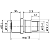 Passage de Cloison M12B Fem 5p/M12B Mâle 5p; Profibus Blindé - 7000-44111-0000000 Passage de Cloison M12B Fem 5p/M12B Mâle 5p; Profibus Blindé - 7000-44111-0000000