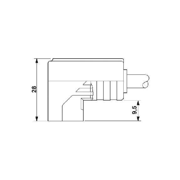 Connect. EV Forme C 8mm 24V LED+ATP; Câble PUR Gris/Noir 5m - SAC-3P- 5,0-PUR/C-1L-Z Connect. EV Forme C 8mm 24V LED+ATP; Câble PUR Gris/Noir 5m - SAC-3P- 5,0-PUR/C-1L-Z-Lire la description