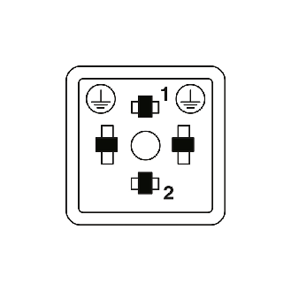 Connect. EV Forme C 8mm 24V LED+ATP; Câble PUR Gris/Noir 5m - SAC-3P- 5,0-PUR/C-1L-Z-Lire la description