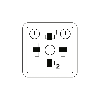 Connect. EV Forme C 8mm 24V LED+ATP; Câble PUR Gris/Noir 5m - SAC-3P- 5,0-PUR/C-1L-Z Connect. EV Forme C 8mm 24V LED+ATP; Câble PUR Gris/Noir 5m - SAC-3P- 5,0-PUR/C-1L-Z