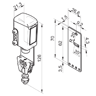 Équerre de montage modulaire pour environnements washdown-Lire la description