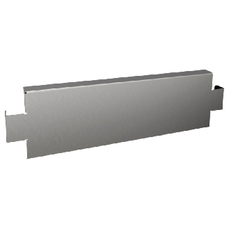 Plaque de socle latérale inox -x100x500mm (LxHxP) - VX 8620.071-Lire la description