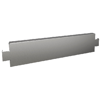 Plaque de socle latérale inox -x100x600mm (LxHxP) - VX 8620.072-Lire la description