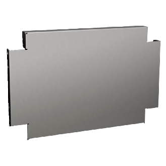 Plaque de socle latérale inox -x200x400mm (LxHxP) - VX 8620.080-Lire la description