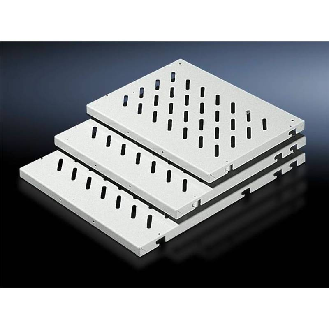 Tablette fixe, prof. 500mm, charge 50kg 600x29x500mm (LxHxP) - DK 7165.035-Lire la description