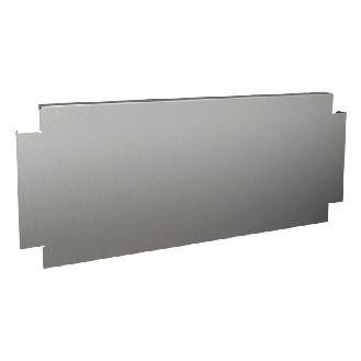 Plaque de socle latérale inox -x200x600mm (LxHxP) - VX 8620.082-Lire la description