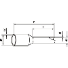 Cosses isolées AHI DIN N 0,75/8 Gris - 61801630 | AHI DIN N 0,75/8 GY Cosses isolées AHI DIN N 0,75/8 Gris - 61801630 | AHI DIN N 0,75/8 GY