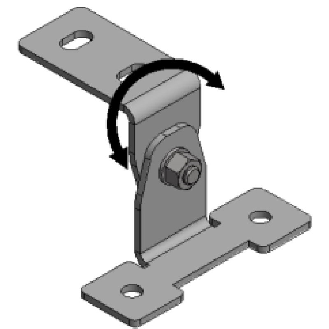 Kit de supports latéraux en acier inoxydable pour série MIZAR - MZFX01 (MZ.FX01)-Lire la description