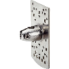 Noix de fixation pour tube Ø12mm, Plaque en L avec trous taraudés - BEF-KHS-N04 Noix de fixation pour tube Ø12mm, Plaque en L avec trous taraudés - BEF-KHS-N04