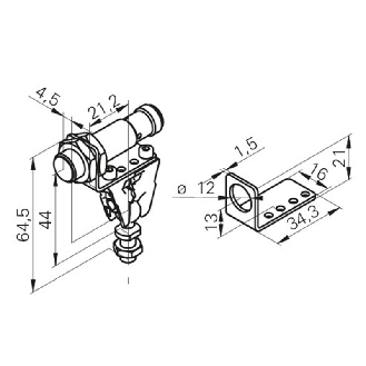 Système de fixation Sensofix" Série 12 cylindrique - Sensofix Serie 12 RD"-Lire la description