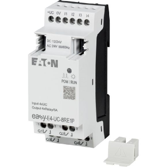 Extension E/S, 12/24VDC, 24VAC, 4 entrées TOR, 4 sorties relais - EASY-E4-UC-8RE1P-Lire la description