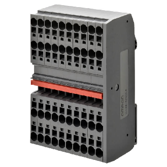 Interface système de câblage, 2,5 mm², 40 broches, barre courte rouge - XW6T-COM2.5X40RD-Lire la description