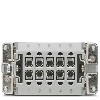 Elément de contact femelle, 6 pôles, Vis, 500V, 16A, 0,5 - 2,5mm² - HC-B 10-I-UT-F