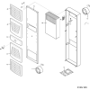 Échangeur thermique air-air 80W/K 230V