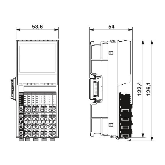 Module de température, 8 entrées RTD, Axioline F XC - AXL F RTD8 XC 1F-Lire la description