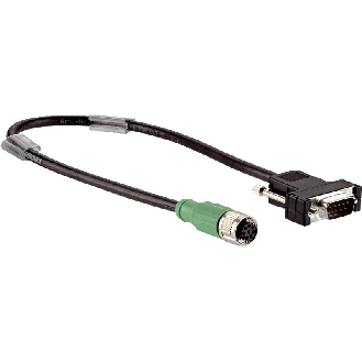 Adaptateur PGT-08-S vers M12 (AFS60 & AFM60) - DSL-2D08-G0M5AC2-Lire la description