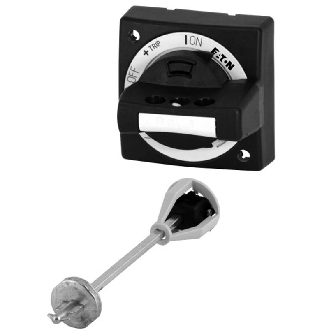 Manette de commande extérieure, noire, MCC, 90°, pour PKE - PKE-XH-MCC-Lire la description