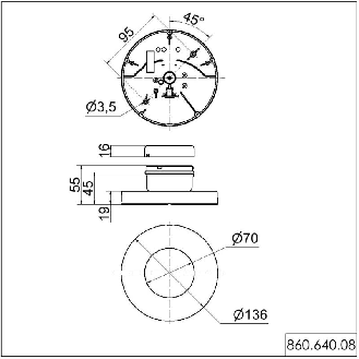 Kit de connexion BWM 100-240VAC NOIR - 860.640.08-Lire la description