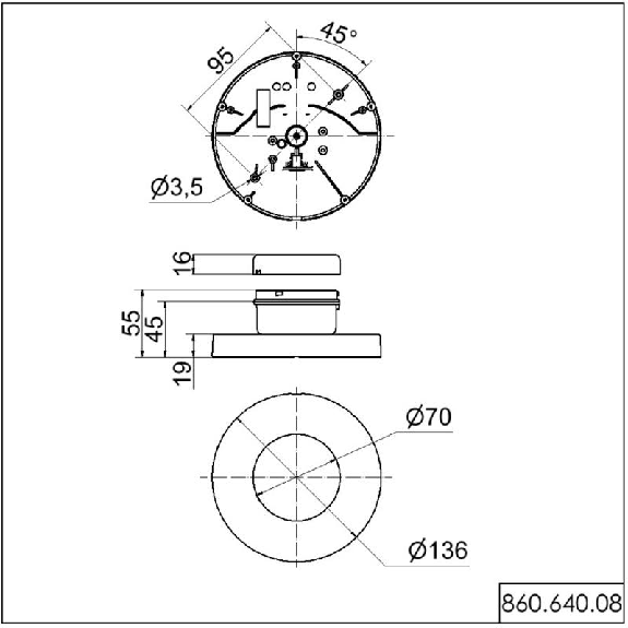 Kit de connexion BWM 100-240VAC NOIR - 860.640.08-Lire la description