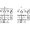 Cadre module femelle, 3 emplacements - 10381300 | EPIC MCR 10 B Cadre module femelle, 3 emplacements - 10381300 | EPIC MCR 10 B