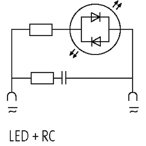 Module d'antiparasit. p/électrov. Forme BI LED+RC 110VAC/DC - 3124170 | PBS-LED JAUNE+RC 022/110 Module d'antiparasit. p/électrov. Forme BI LED+RC 110VAC/DC - 3124170 | PBS-LED JAUNE+RC 022/110-Lire la description